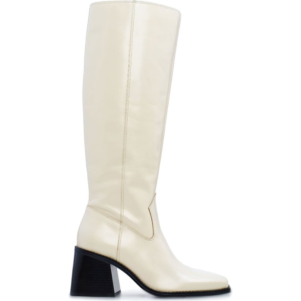 🆕 VINCE CAMUTO Sangeti 2 Wide Calf Tall Knee High Boot 8 Off-White - Picture 3 of 16